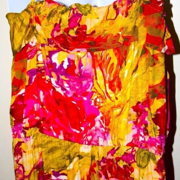 J Crew Factory Tropical Dress Size XL - Picture 3 of 7